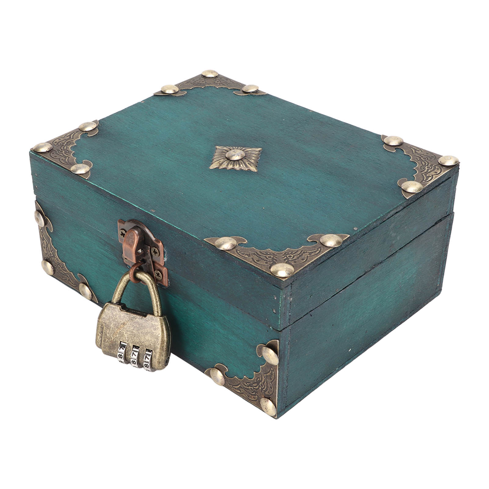 Vintage And Collectible Items - กล่องเก็บเครื่องประดับไม้พร้อมกุญแจ กล่องสมบัติงานฝีมือวินเทจสุดหรูสำหรับเก็บเครื่องประดับและสะสมของมีค่า