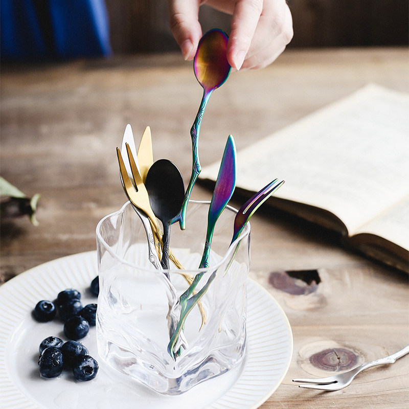 ชุดช้อนส้อมสแตนเลสทรงกิ่งไม้สไ - Vintage Collectible Spoons บทวิจารณ์และราคา