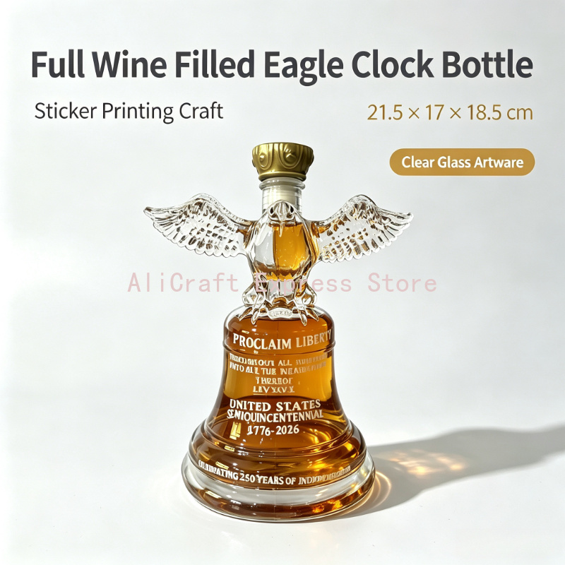 ขวดแก้วรูปนกอินทรีฉลองครบรอบ 2 - Vintage Collectible Liquor Bottles บทวิจารณ์และราคา