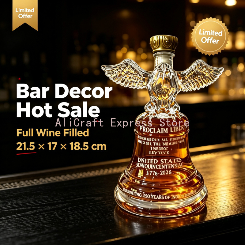 ขวดแก้วรูปนกอินทรีฉลองครบรอบ 2 - Vintage Collectible Liquor Bottles บทวิจารณ์และราคา