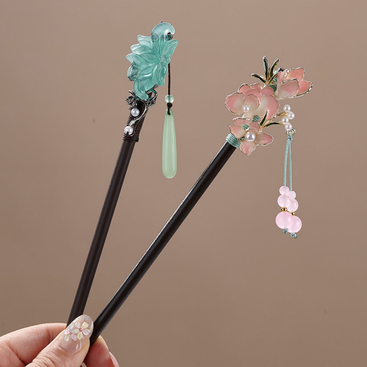 กิ๊บติดผมลายดอกไม้สไตล์วินเทจส - Vintage Jewelry Collection บทวิจารณ์และราคา