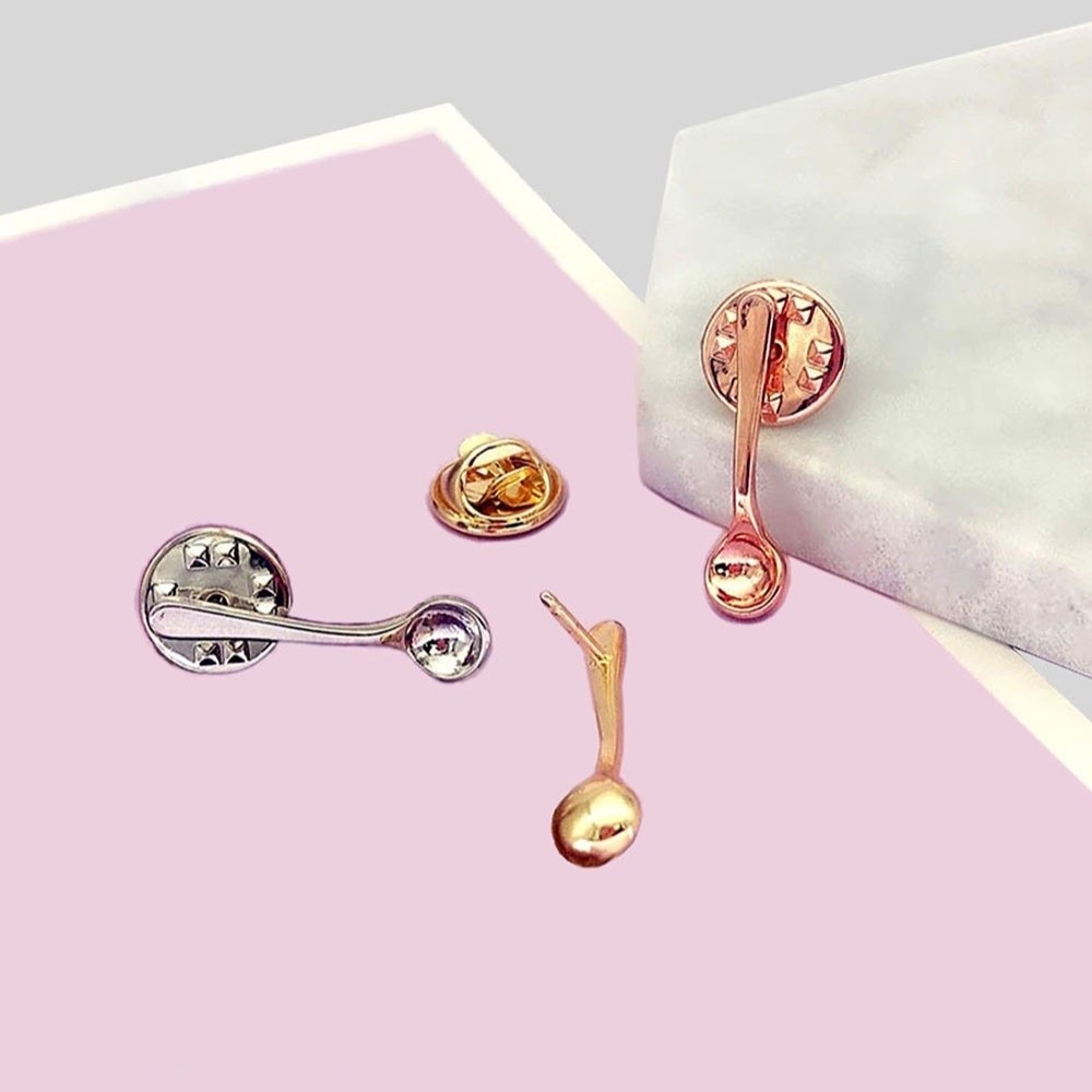 เข็มกลัดรูปช้อนดีไซน์น่ารัก ขน - Vintage Collectible Spoons บทวิจารณ์และราคา
