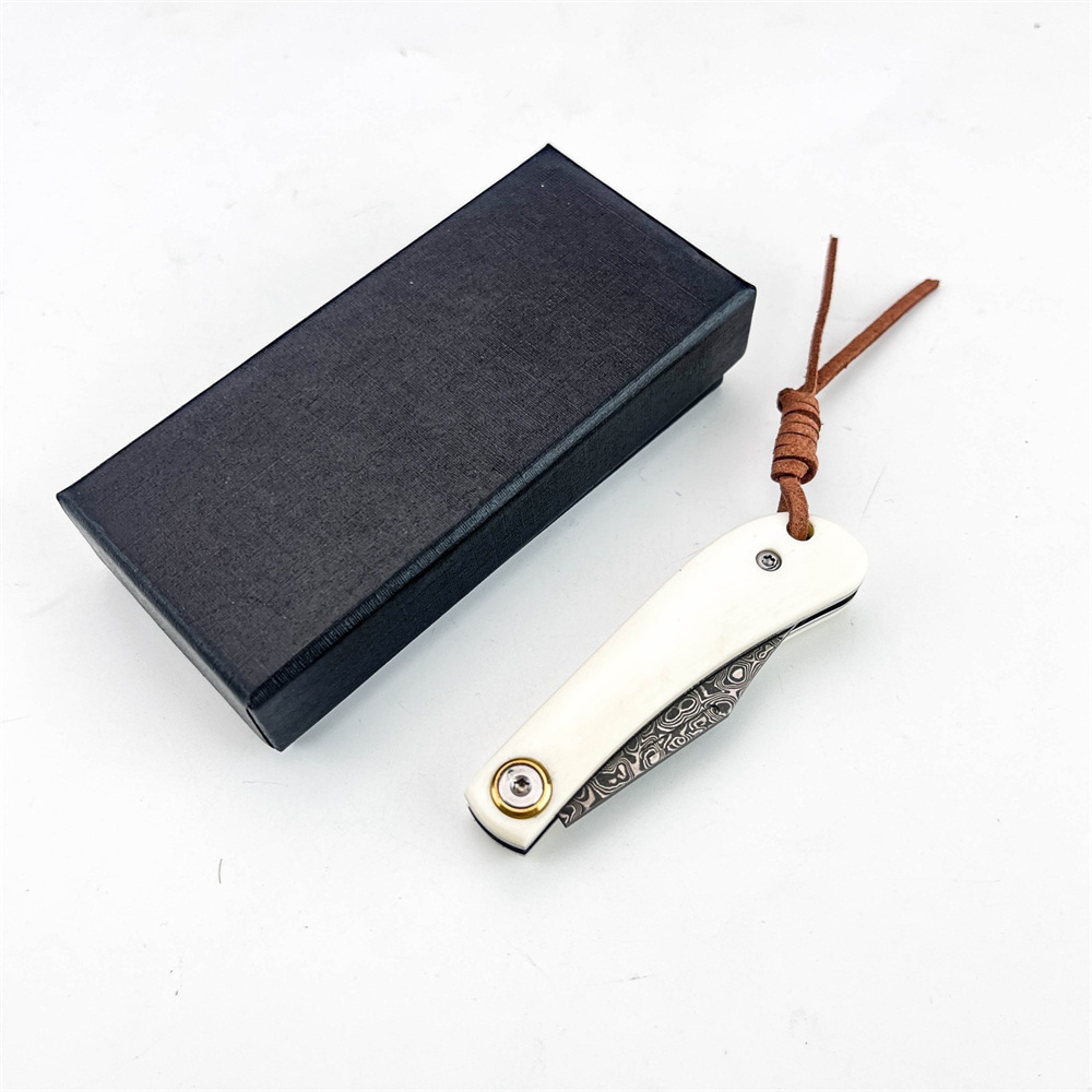 มีดพับวินเทจลายดามัสกัสขนาดกะท - Vintage Collectible Knives บทวิจารณ์และราคา