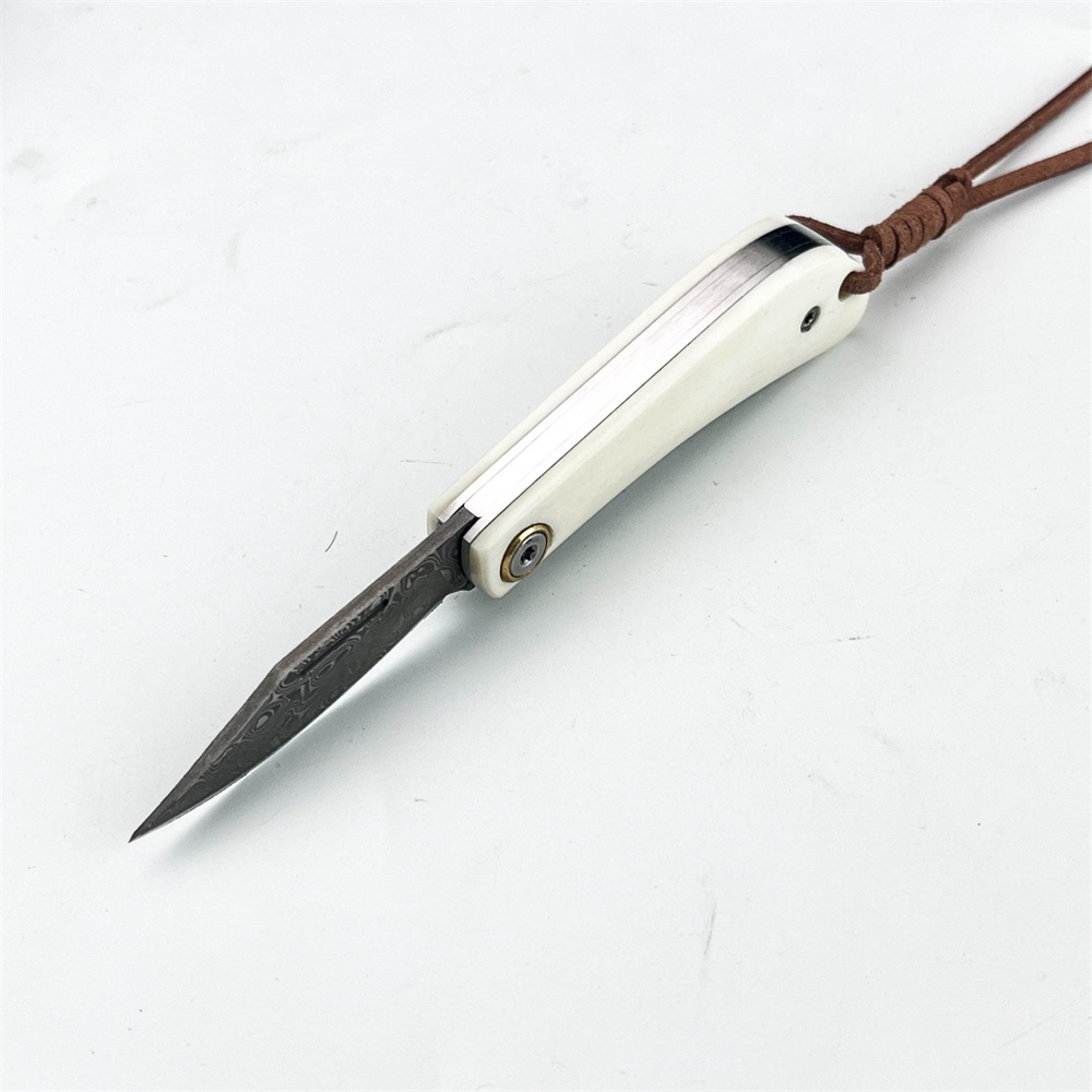มีดพับดามัสกัส EDC วินเทจขนาดก - Vintage Collectible Knives บทวิจารณ์และราคา