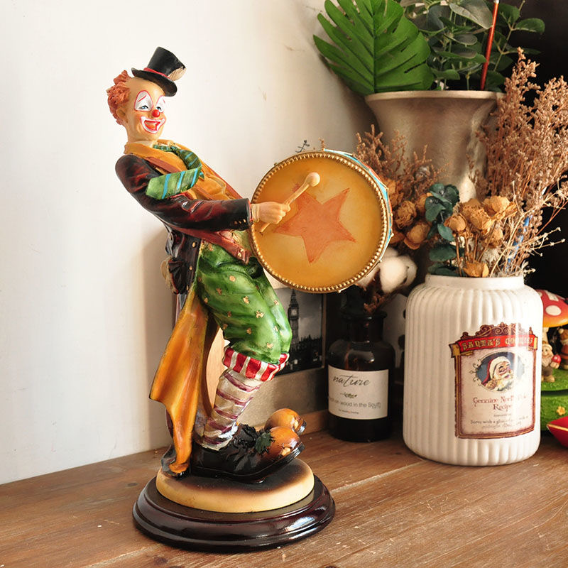 รูปปั้นตัวละครตัวตลกวาดมือสไตล - Vintage Collectible Clowns บทวิจารณ์และราคา