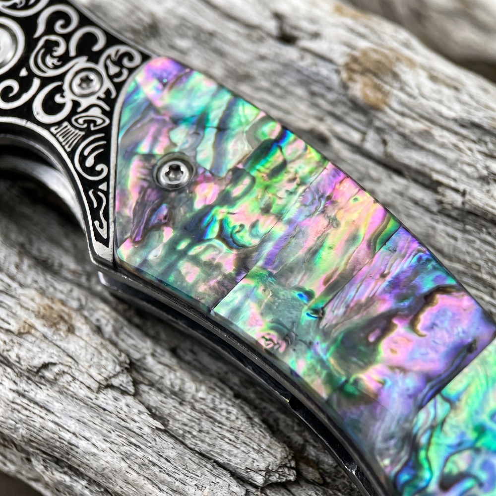 มีดพับลายดามัสกัสแบบวินเทจใหม่ - Vintage Collectible Knives บทวิจารณ์และราคา
