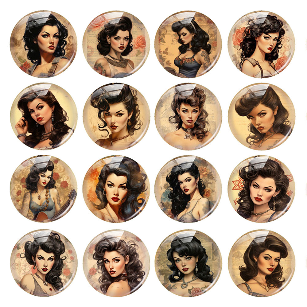 คาโบชองแก้วรูปทรงกลม/วงรี/สี่เ - Vintage Jewelry Collection บทวิจารณ์และราคา
