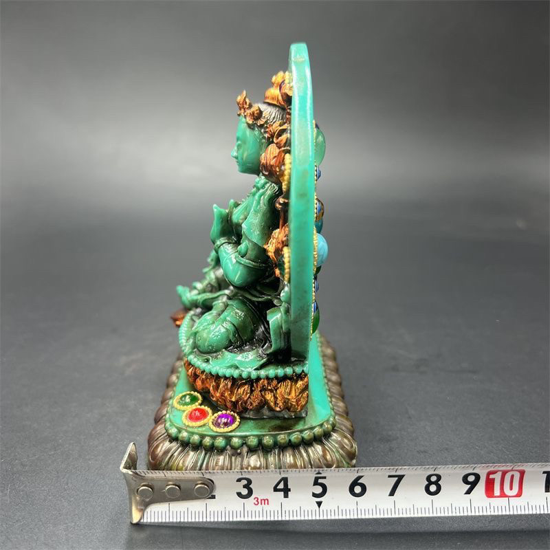 รูปปั้นเทราเขียวโบราณของชาวทิเ - Vintage Collectible Ornaments บทวิจารณ์และราคา
