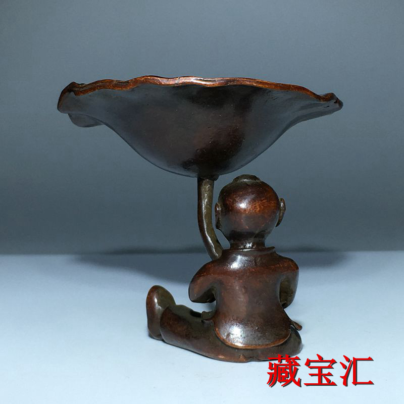 รูปปั้นทองสัมฤทธิ์ใบบัวโบราณสไ - Vintage And Collectible Items บทวิจารณ์และราคา