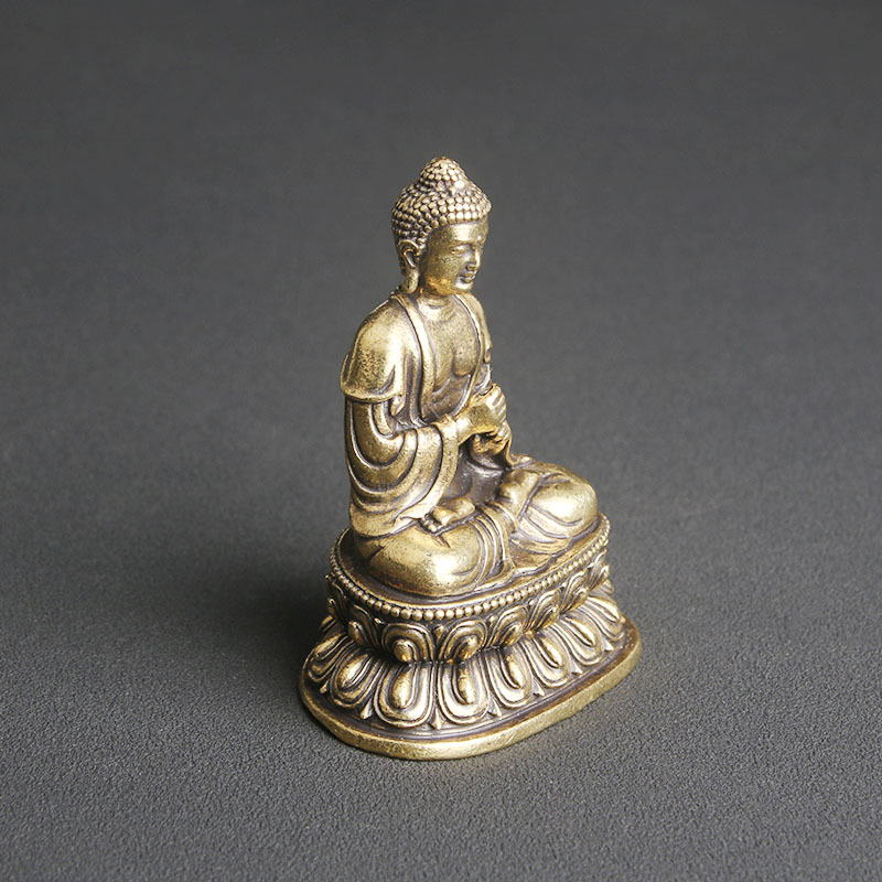 พระพุทธรูปไวโรคานะทองเหลืองแท้ - Vintage Collectible Ornaments บทวิจารณ์และราคา