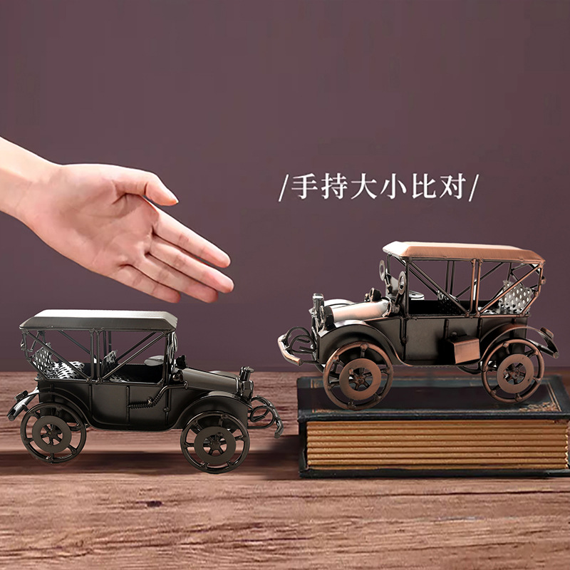 โมเดลรถโบราณสไตล์ยุโรป วัสดุโล - Vintage Collectible Ornaments บทวิจารณ์และราคา