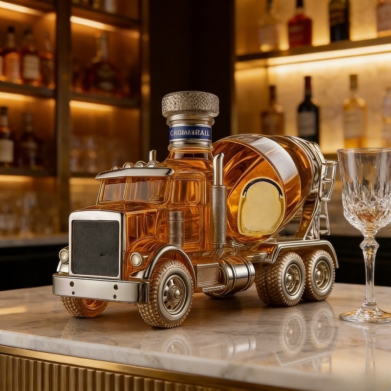 ขวดเหล้าดีไซน์รถบรรทุกวินเทจ แ - Vintage Collectible Liquor Bottles บทวิจารณ์และราคา