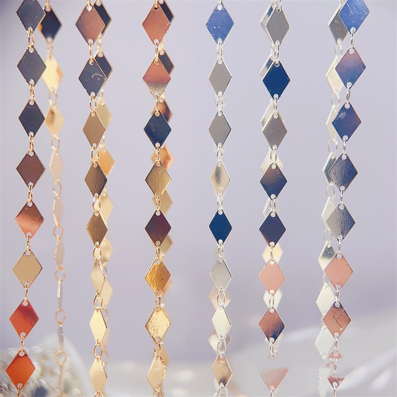 โซ่ทองเหลืองชุบทอง 2 เมตร ขนาด - Vintage Jewelry Collection บทวิจารณ์และราคา