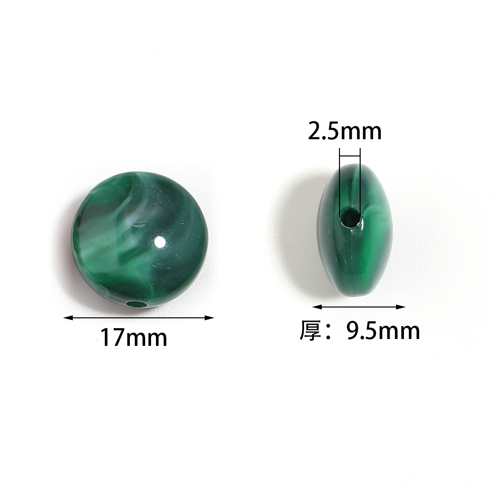 10 ชิ้น 17 มม. ลูกปัดอะคริลิคท - Vintage Jewelry Collection บทวิจารณ์และราคา