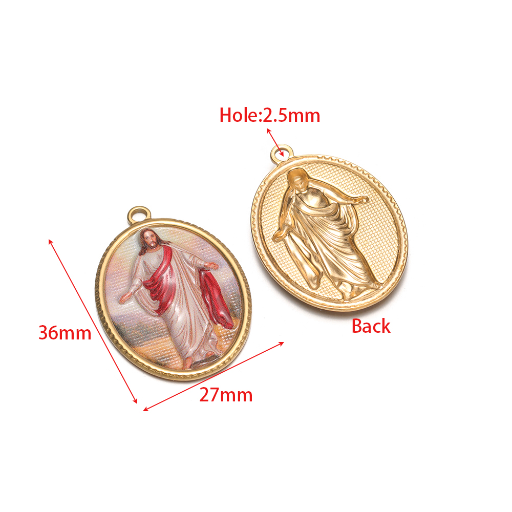 จี้รูปทรงวงรีสแตนเลส 4 ชิ้น สำ - Vintage Jewelry Collection บทวิจารณ์และราคา